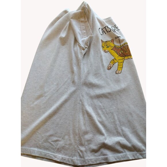 Cat Shirt Womens XL Short Sleeve Next Level Apparel Funny Casual - Picture 10 of 11
